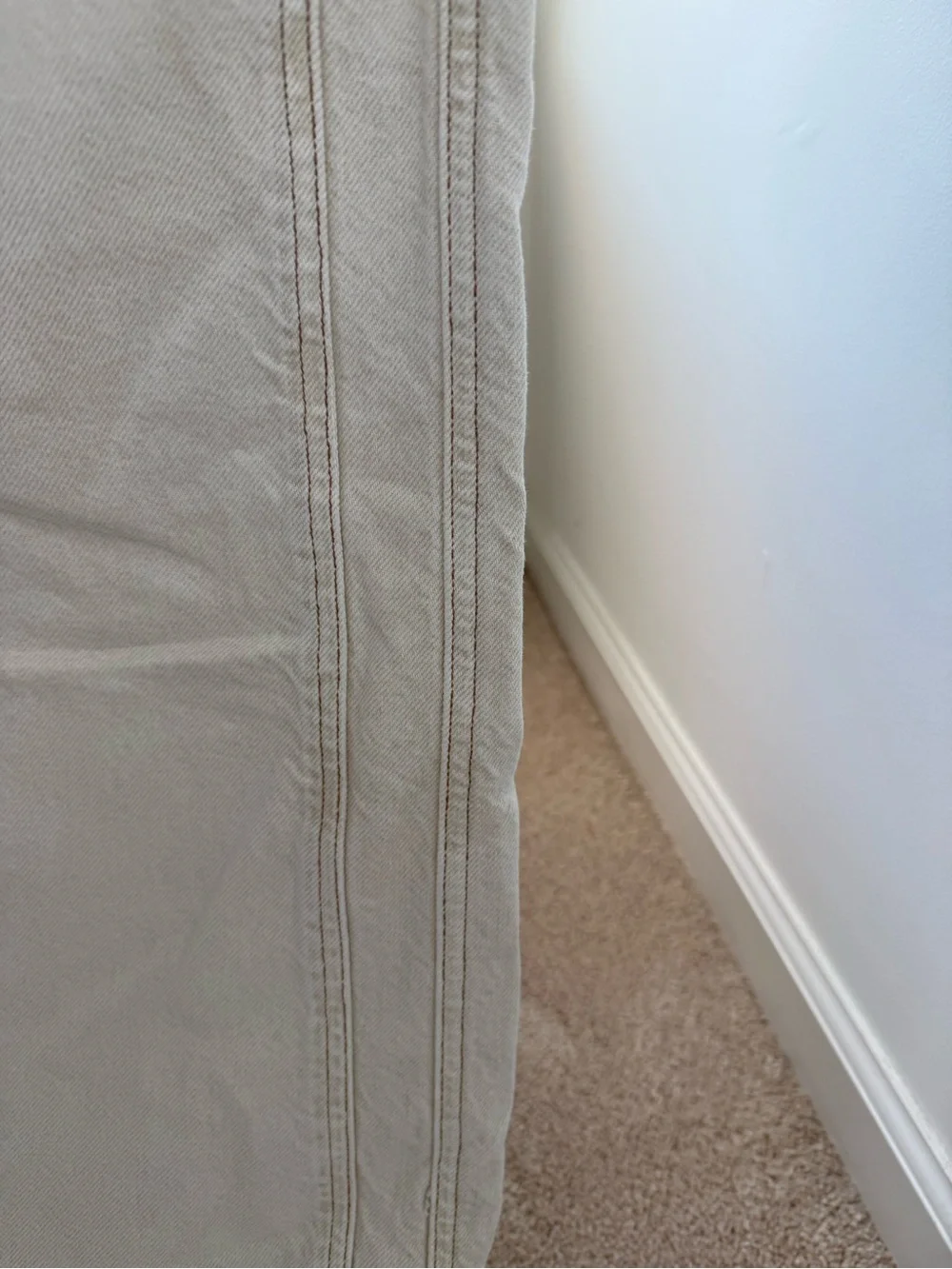 We The Free Cream Low Rise Wide Leg Jeans - Picture 6 of 10
